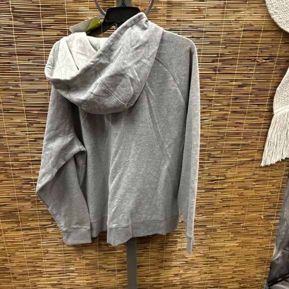 Men's‎ Cotton Fleece Full Zip Hooded Sweatshirt - All in Motion™ Dark Gray XXL - Picture 3 of 3